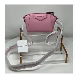 Givenchy Antigona Nano calf Skin Leather crossbody Bag Pink